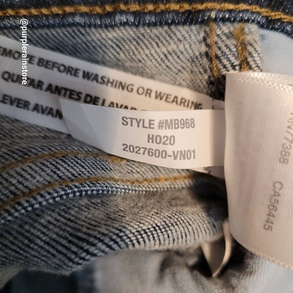 Madewell Jeans 27 Skinny 10" High Rise Cordell Wash MB968 Tummy Control Stretch - Picture 6 of 12